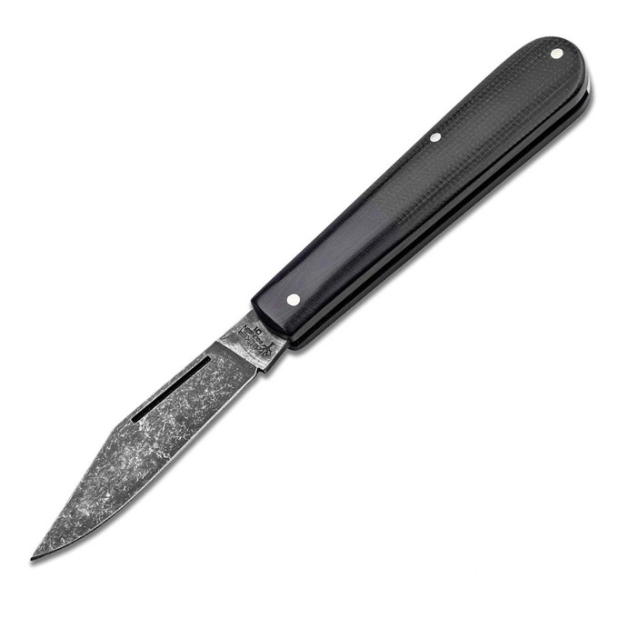 Складной нож BOKER BARLOW INTEGRAL CANVAS MICARTA BLACK 111944 BK111944